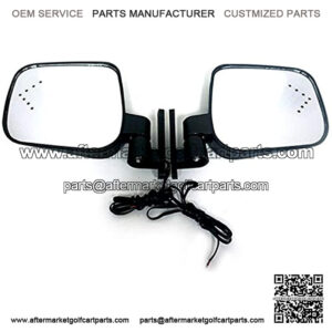 3G Golf Cart Universal Side Mirrors with Blinkers