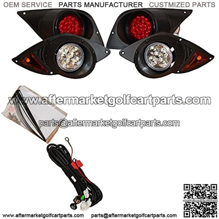 Yamaha Drive Golf Cart All LED Headlight and Tail Light Kit with