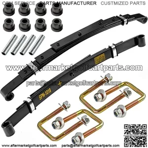 Rear Heavy Duty Leaf Spring Kit for EZGO TXT 1994-Up Golf Cart - 4 Leaf