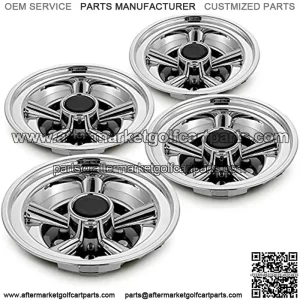 Golf Cart Accessories Wheel Covers Hub Caps for Yamaha/Club CAR/EZ-GO Par Car 8" (Set of 4)