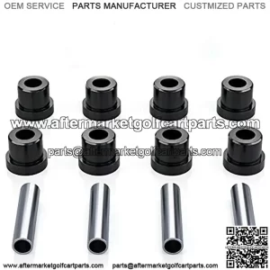 Golf Cart Rear Leaf Spring Bushings & Sleeves Kit for EZGO TXT/Medalist (94+) Gas/Electric, Club Car DS 1992-up, Include 8 Bushings 4 Metal Spacers