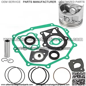 285cc Engine 4 Stroke Top End Piston & Ring and Gasket Seal Kit Standard Bore for Yamaha Golf Cart G2 G5 G8 G9 1985-1995 G11 1993 1994 J38-11610-00 J38-11631-01