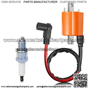 Ignition Coil & Spark Plug For Yamaha Gas Golf Cart G2 G5 G8 G9 G11 G14 1985-1996 OEM:J38-82310-20-00