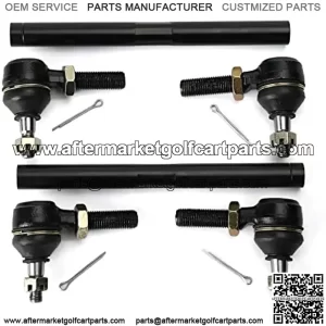 Golf Cart Steering Tie Rod End Shaft Assembly (2) For EZGO TXT Medalist Golf Cart 1994-2001.5 Replaces# 70074-G01, 70074-G02