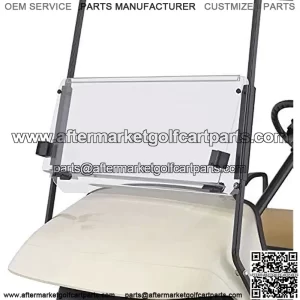 Golf Cart EZGO TXT 1995-2013 Clear Fold Down Impact Resistant Windshield for EZGO TXT Golf Carts
