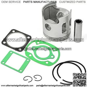 MOTO1988 Standard 68mm Piston Gasket Kit and Ring for Yamaha G1 2-Cycle Gas Golf Cart 1978-1989 J10-11631-00-96 J10-11610-00-00