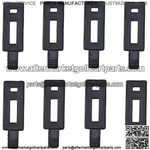 Replace Yamaha G1, G2, G8, G9, G11 Golf Cart Air Cleaner Hooks Quantity: 8 Latch/Color: Black