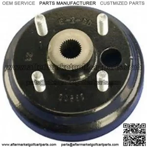 EZGO Brake Drum for Gas & Eelctric 1982 to Current 2 Cyle Golf Carts 24 Spline Count