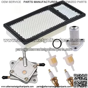 72368G01 Air Filter Golf Cart Tune Up Kit for Compatible with EZGO Medalist TXT 1991- 2008 295/350cc 4 Cycle Robins Motor 295cc 350cc with 72084-G01 Fuel Filter 72021-G01 Fuel Pump Spark Plug Kit
