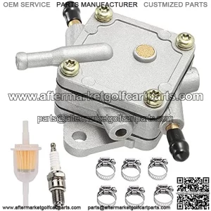 G16 Fuel Pump for Yamaha G16 G20 G22 Golf Cart 4 Cycle Engine pump with Fuel Filter Spark Plug kit