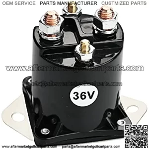 36V Electric Golf Cart Solenoid Fit for Club Car DS (1976 to 1998) 4 Terminal Solenoid