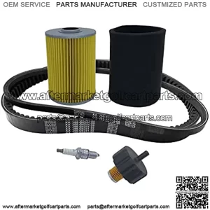Tune Up Kit Compatible on 1985-1995 Yamaha G2, G5, G8, G9, G11 Golf Carts - Drive Start Belts, Air Filters, Fuel Filter, Spark Plug
