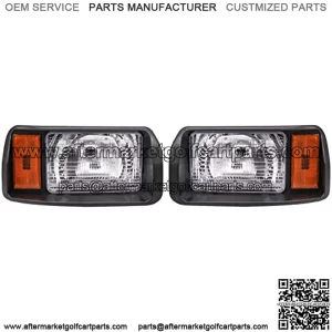 Club Car DS Halogen Headlights for Passenger and Driver Side 1993 Up OEM 101988002 101988001