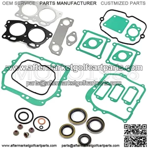 Gasket Seal Rebuild Kit for EZGO 295cc 350cc 4 Cycle Gas Golf Cart 1991-2008 Fuji Robin Engine Pre MCI inc MCI Breather Gasket