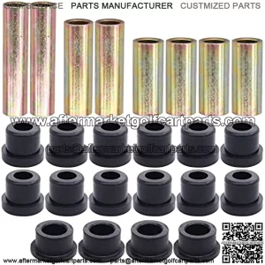 Front Lower Spring and Front Upper A Arm Suspension for Club Car DS Golf Cart Urethane Bushing Kits 1016346 Inner Outer Bronze Sleeve 1016349 1016350