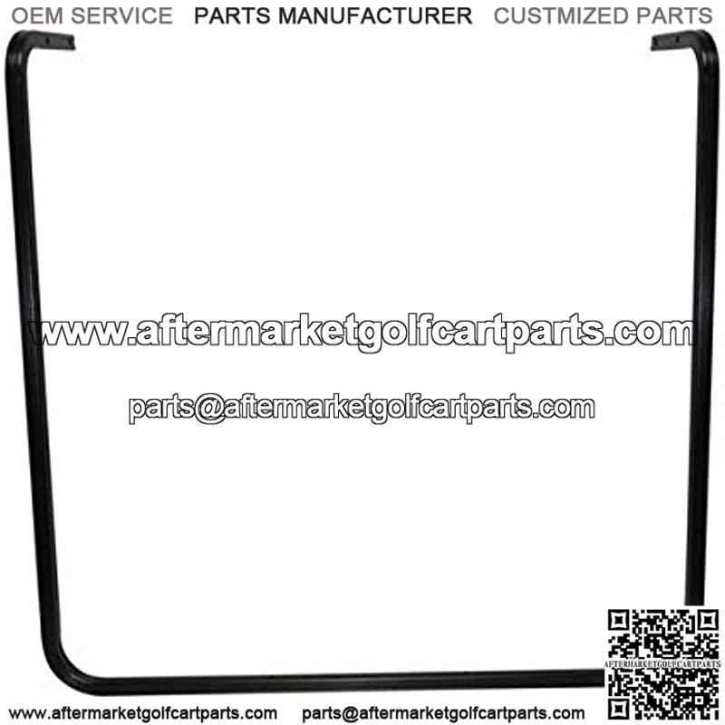 Front Top Supports - Black for Yamaha G16 Golf Cart