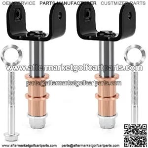 Golf Cart Front End King Pin Repair Kit for Club Car Precedent G&E 2004-up OEM# 103638601 102287201 102288201Pack of 2