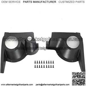 Golf Cart Parts & Accessories Golf Cart Speaker Pod Kit Set of 2 Black for EZGO TxT 1994 and Up