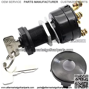 1012505 101826301 Ignition Key Switch Compatible with Club Car Golf Cart DS 1996-up for Turf Carryall I and II for XRT and Precedent Replace Part Number Keys 1012505 Ignition Switch 101826301