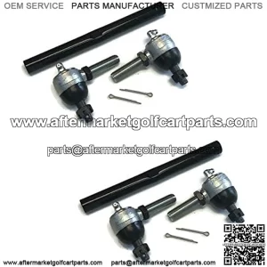 (2) Steering Tie Rod & Shaft Assembly for EZGO TXT Medalist Golf Cart 1994-2000