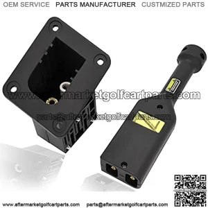 36V Powerwise Charger Receptacle and Handle PlugCharger Handle Plug Socket Compatible with EZGO Medalist TXT 1996 Up Golf Carts Replaces Part Number 73345-G0173063-G01