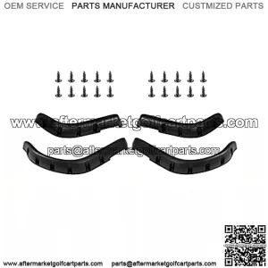 4PCS Yamaha Golf Cart Fender Flares with Black Self-Taping Screws for G14,G16,G19,G20,G22 G/E Models,3-4 Inches Wide,Made of Impact-Resistant ABS plastic,for Lifted Golf Cart with Offroad Tires