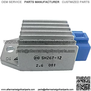 230-58106 Voltage Regulator for Yamaha G8 G9 G14 G16 G20 Golf Cart 91 92 93 94 95 96 97 98 99 00 01 02 03 04 05 06 07 08 09 10 11 12 13 SH267-12 435-041 JF2-81910-00-00 JF2-81910-01-00