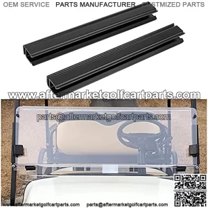 Golf Cart Windshield Mounting Clips Kit for EZGO TXT DCS PDS 1994-up,Fit 3/4" Square Tube,OEM# EGWHC12,EGWHC10