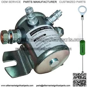 Golf Cart Starter Solenoid 36V with Resistor Fits on E-Z-Go: Electric, 1986 and Newer Replaces#27855-G01,21764-G1