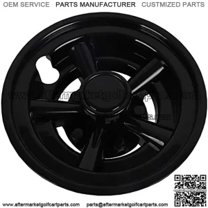 Golf Cart 8" SS Wheel Covers Hub Caps, Set of (4) Fits on Yamaha Club CAR EZ-GO Golf Cart