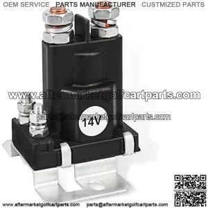 EZGO 14V 4 Terminal Solenoid for TXT 1994-Up Gas Golf Cart, OEM #27153-G01, 27153G01, 612813