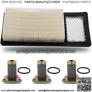 72368G01 Air Filter 72368-G01 Replacement for 1994-2005 EZGO 4 Cycle Txt Medalist 295CC 350CC 295 CC 350 CC Golf Cart Parts With 26591G01 Fuel Filter