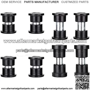 Golf Cart Front Lower Leaf Spring + Front Upper A-Arm Suspension Bushing & Sleeve Kit for Club Car DS 1992 Up Gas & Electric,OEM: 1016346, 1016349, 1016350