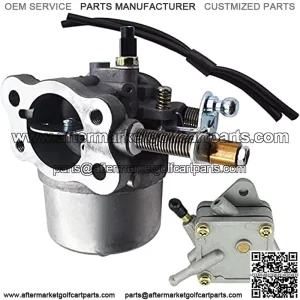 Golf Cart Carburetor with Fuel Pump Replacement for 72021-G01 Workhorse ST350 EZGO 350cc TXT Medalist