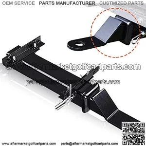 Golf Cart Trailer Hitch Fit for Backseat FOOTREST - Club CAR, EZGO, Yamaha by ELITEWILL