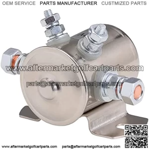 Max 300A Continuous Duty Solenoid Relay Nickel-Plating For Golf Carts, Winch, Marine In Rush 12VDC