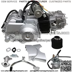 125cc Engine 4 Stroke Motor Semi-Auto 3 Forward 1 Reverse Gear for ATV 4 Wheelers Tricycle