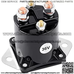 36 Volt Solenoid for Electric Golf Cart,4 Terminal Starter Solenoid Replacement 8016,Fits for Club Car Part DS 1976-1998