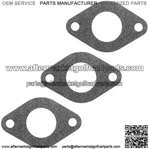 3pcs Carburetor Gasket Compatible with Yamaha G2 G5 G8 G9 G11 G14 4-Cycle Engine Golf Cart Gas Club Car 1985 1986 1987 1988 1989 1990 1991 1992 1993 1994 1995 1996