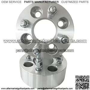 2pc Golf Cart Wheel Spacers 4" (2 inch per side) 4x4 to 4x4 - Fits EZ GO EZGO Club Car Golf Cart
