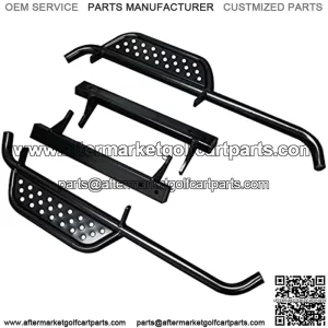 Revenge Golf Cart Parts & Accessories Steeleng Heavy Duty Nerf Bars/Running Boards for EZGO TXT 1996-2021 Golf Cart(Set of 2)