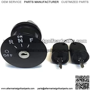 Ignition Key Switch & Keys for 48V RXV EZGO Electric Golf Cart Years 2008 & Up