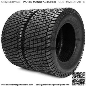 Set of (2) 23x10.50x12 Lawn Mower Golf Cart Garden Tires Turf Tread 4PR Load Range B Tubeless