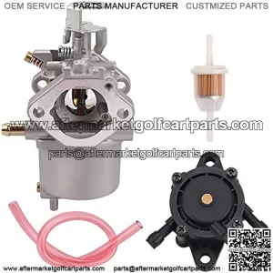FE350 1016441-01 Carburetor for Golf Cart DS Turf Carryall Precedent 1998-Up Club Car Precedent 1996-2018 carb 1019059-1 1016441 1016438 1018059-01 1035245-01 with Fuel Pump Filter
