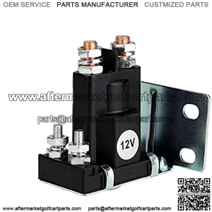 12V 4 Terminal Solenoid Relay for EZGO Marathon 1979-1994 Gas 2/4 Cycle Golf Cart, Replace OEM 16542-G1 16542G1 1133