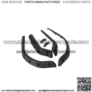 4pcs Front and Rear Standard Fender Flares Compatible with 1994-2013 Golf Cart EZGO TXT Model