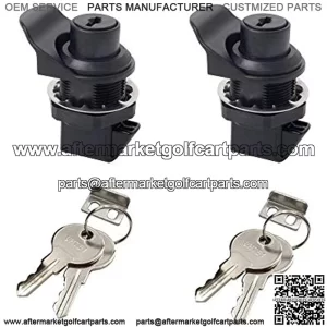 2PCS Push Button Lock Tool Box Latch for Truck Tool Box Lock Replacement, Golf Push Cart Accessories, Marine Glove Box Plastic Tool Box Truck, Press The Switch