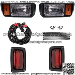 Club Car DS Light Kit Headlight and Tail Light Kit Factory Style 101988002 101988001 1993 UP