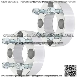 2X 1.5 inch 4x101.6mm Wheel Spacers 4 Lug 12x1.5 Studs 68.5mm 1/2" Studs fits for EZ GO EZGO Club Car for Golf Cart SmartPartsCo
