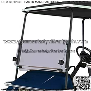 Folding Golf Cart Tinted Windshield For 1994-2014 EZGO TXT & Medalist
